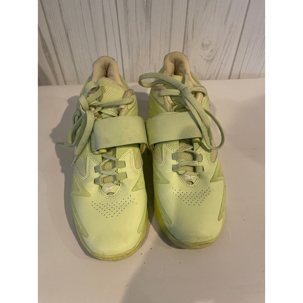 Reebok Lifter PR II Womens Weightlifting Shoes Neon Lime Green GY0066 9.5